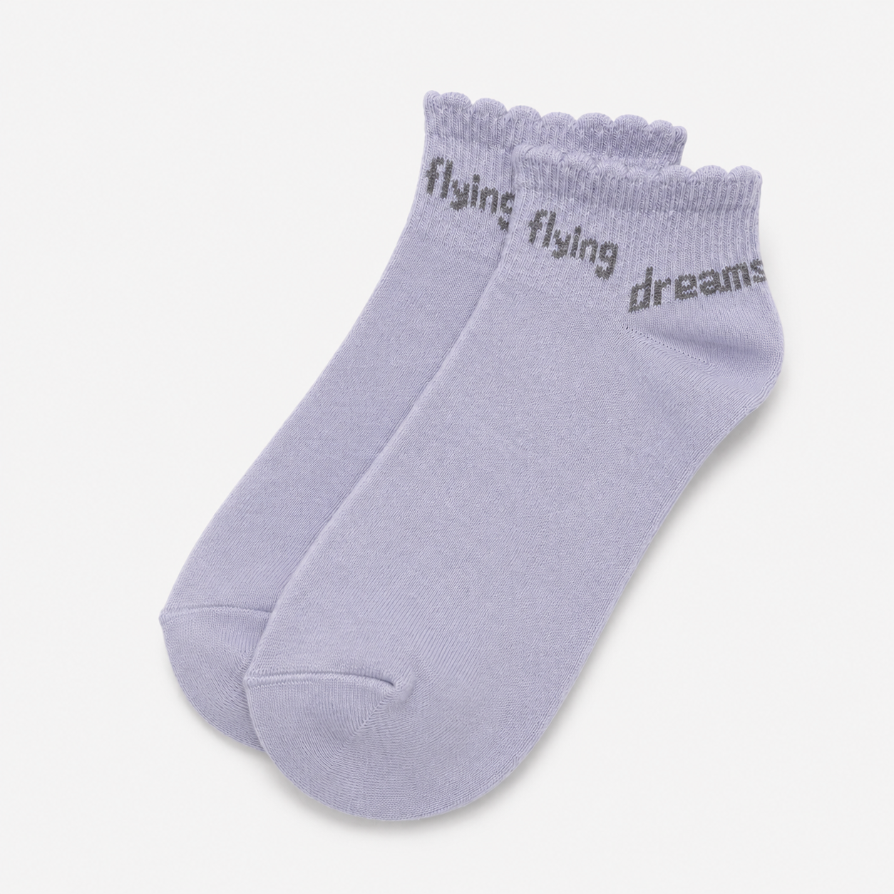 جوراب مچی یاسی زنانه با نوشته Flying Dreams
